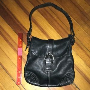 Coach shoulder bag, Leather, USED